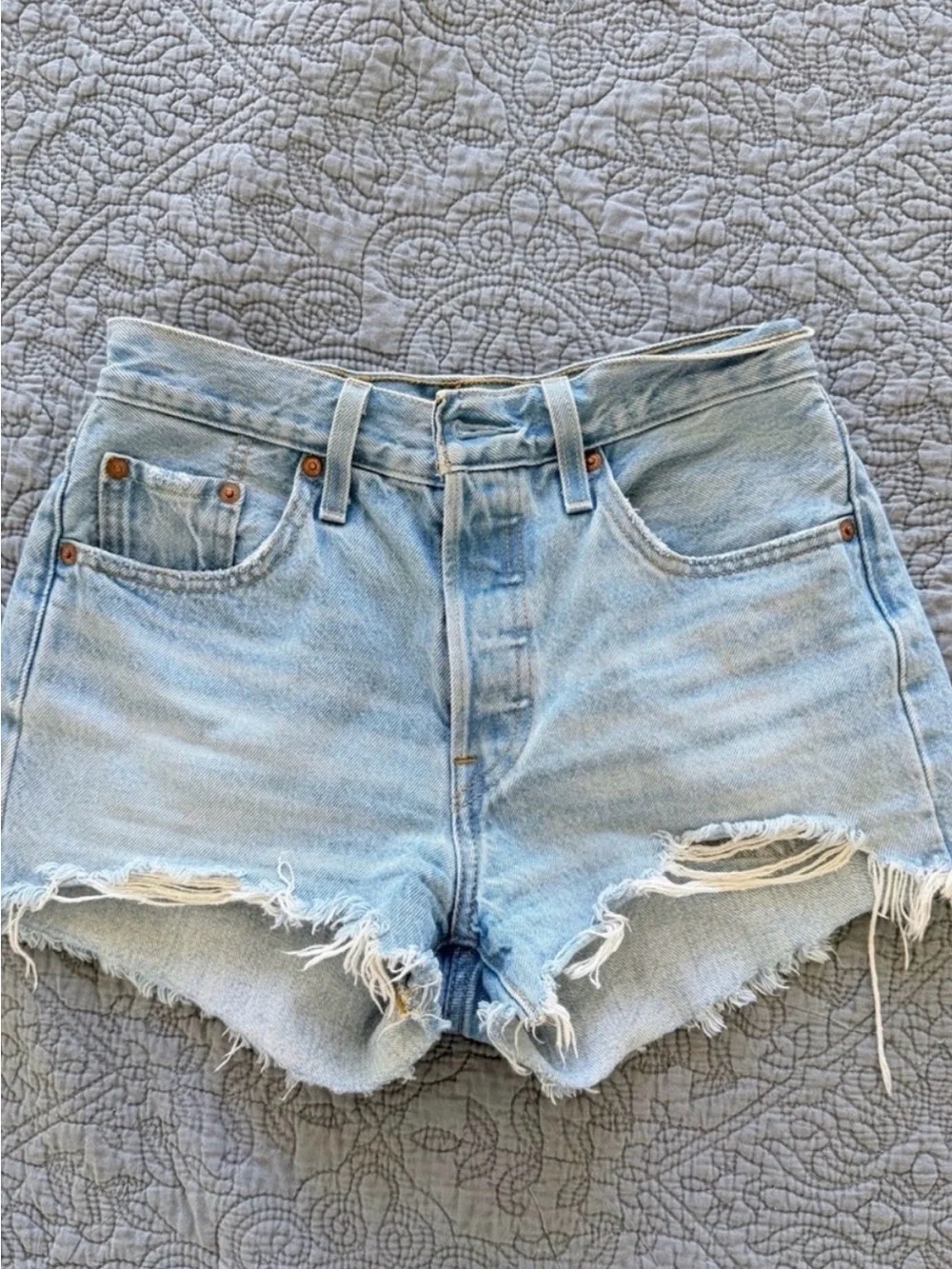 Levi's High-Rise Denim Shorts